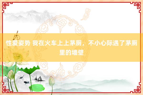 性爱姿势 我在火车上上茅厕,不小心际遇了茅厕里的墙壁